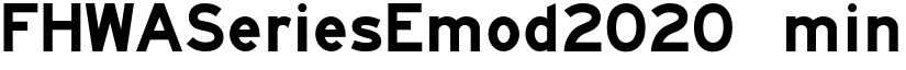 FHWASeriesEmod2020 minus40 font