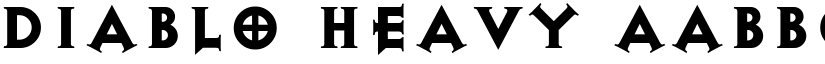 Diablo Heavy font