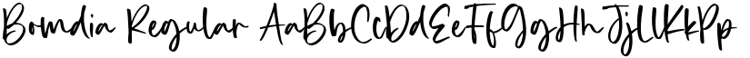 Bomdia Regular font