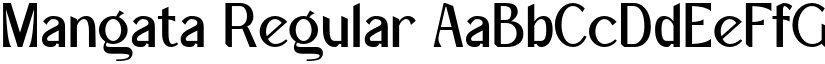 Mangata Regular font