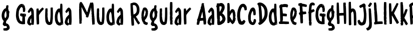 g Garuda Muda Regular font