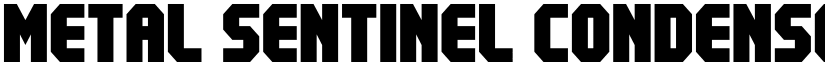 Metal Sentinel Condensed Regular font