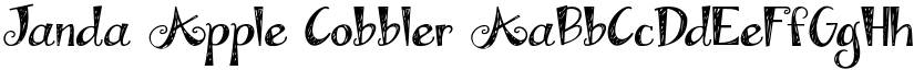 Janda Apple Cobbler font