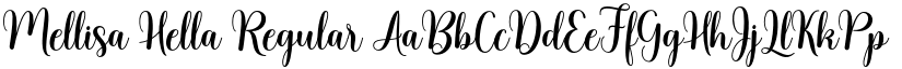 Mellisa Hella Regular font