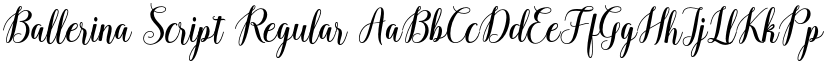 Ballerina Script font download