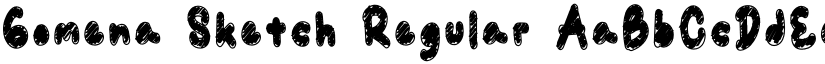 Gomena Sketch font download