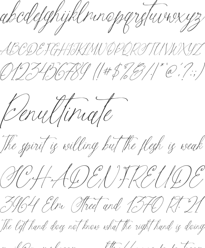 One Sunstart font preview