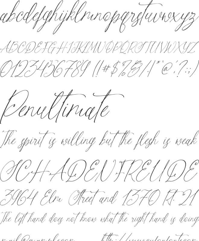 One Sunstart font preview