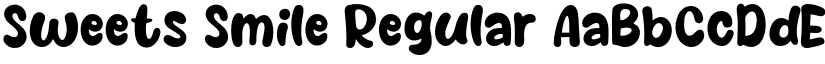 Sweets Smile Regular font