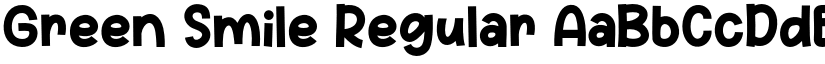 Green Smile Regular font