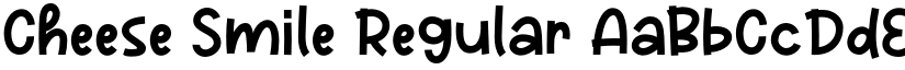 Cheese Smile Regular font