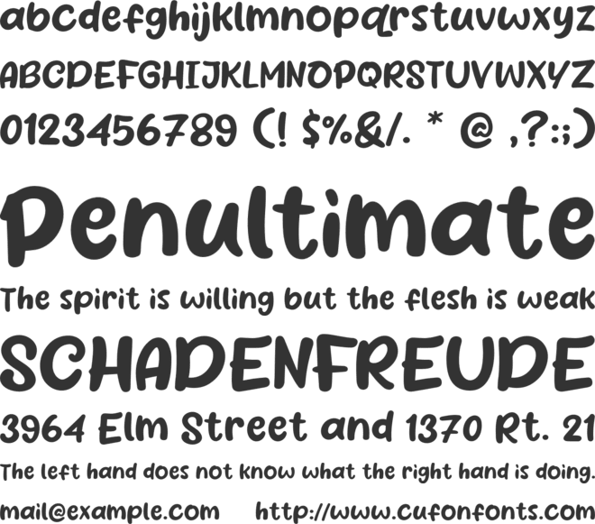 Basque Smile font preview