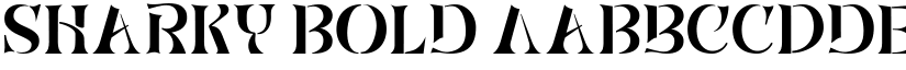 Sharky Bold font