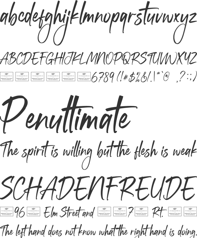 Delightful font preview