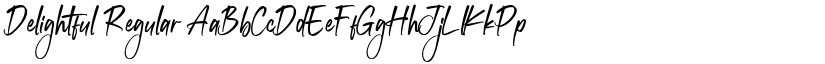 Delightful Regular font