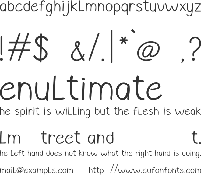 Cyber Komic font preview