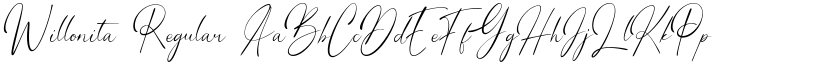 Willonita Regular font
