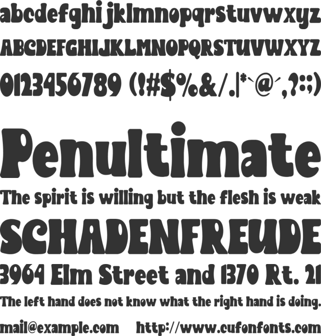 KEEP GROOVE font preview