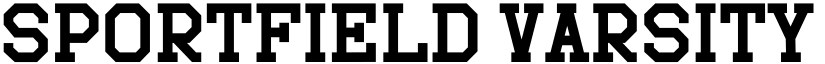 Sportfield Varsity Regular font