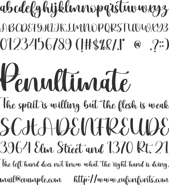 Hanale New Handwriting Script Font Free font preview