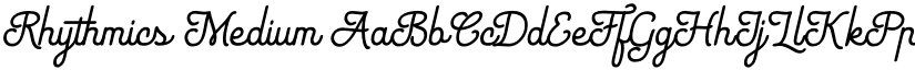 Rhythmics Medium font