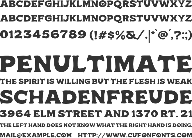 Asper Crown font preview