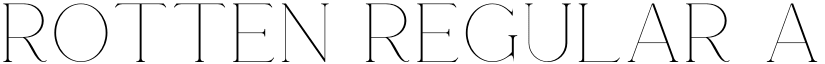 Rotten Regular font