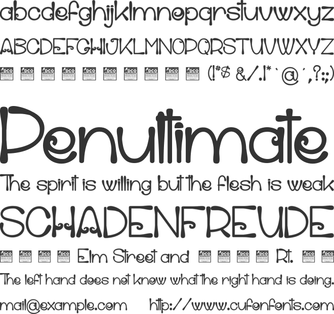 Pizi la Farigoule_PersonalUseOnly font preview