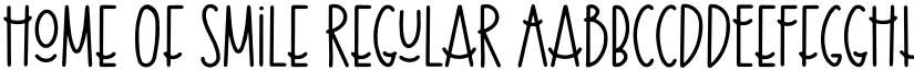 Home Of Smile Regular font