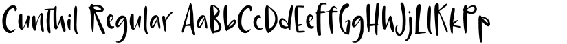 Cunthil font download