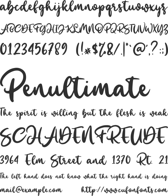 Gelico Milk font preview