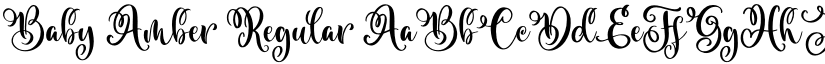 Baby Amber Regular font