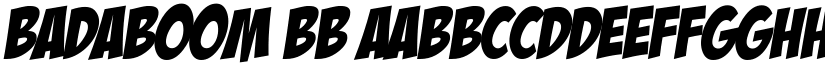 BadaBoom BB font