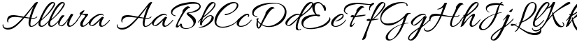 Allura font