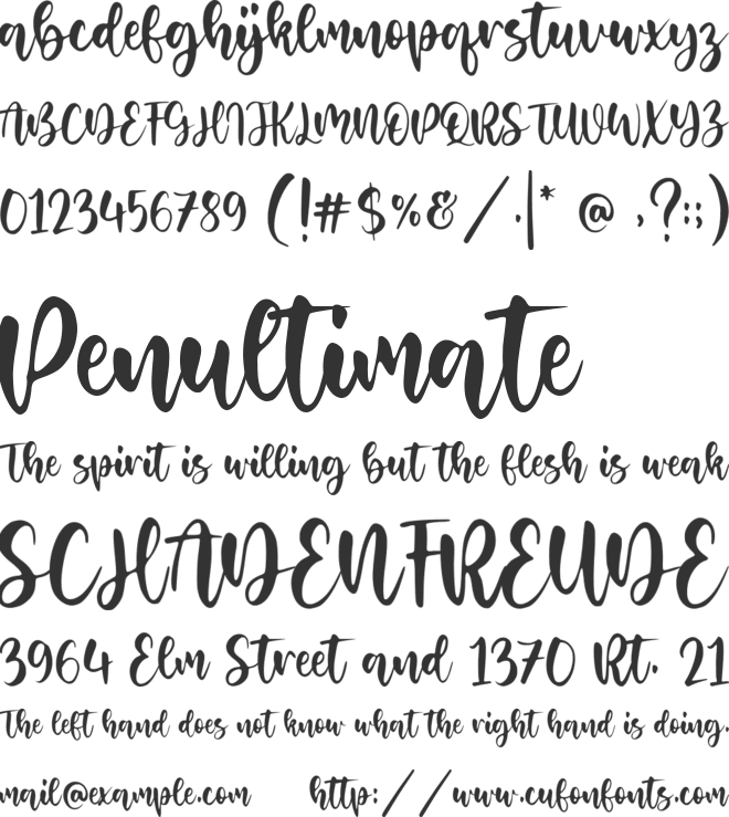 Noiseland font preview