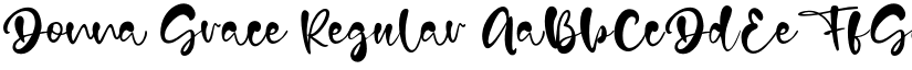 Donna Grace Regular font
