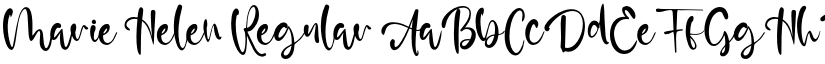 Marie Helen Regular font