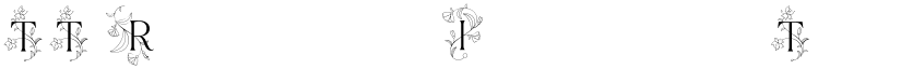 TT Ramillas Initials Trl XLt font