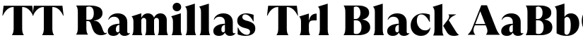 TT Ramillas Trl Black font