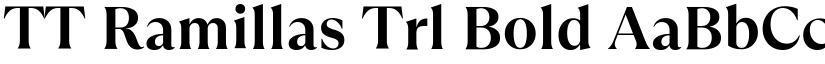 TT Ramillas Trl Bold font