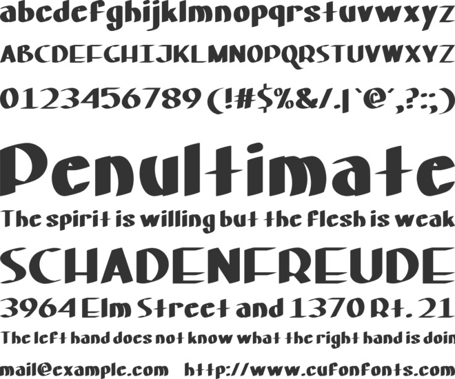 Mf Houston Paris Budapest font preview