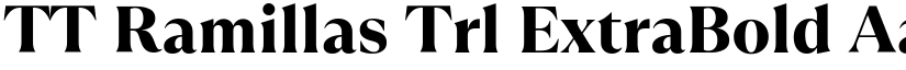 TT Ramillas Trl ExtraBold font