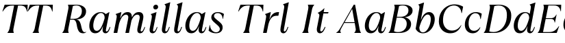 TT Ramillas Trl It font