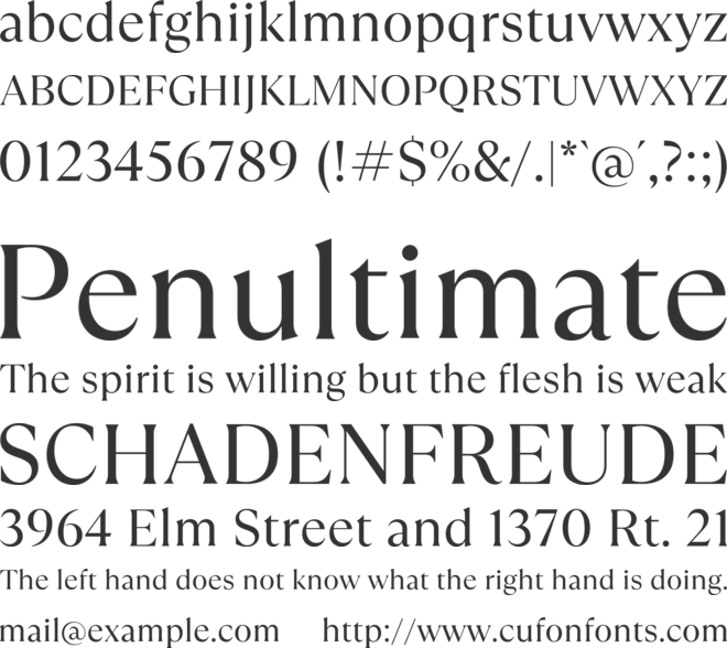 TT Ramillas Trl font preview