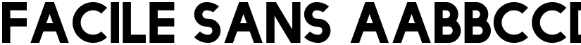 Facile Sans font