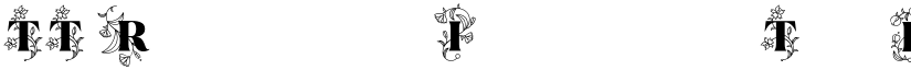 TT Ramillas Initials Trl Blc font