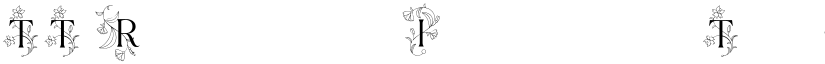 TT Ramillas Initials Trl Lt font