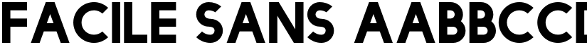 Facile Sans font