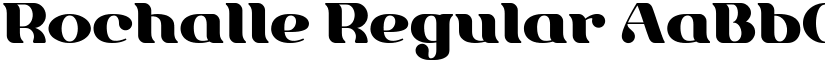 Rochalle Regular font