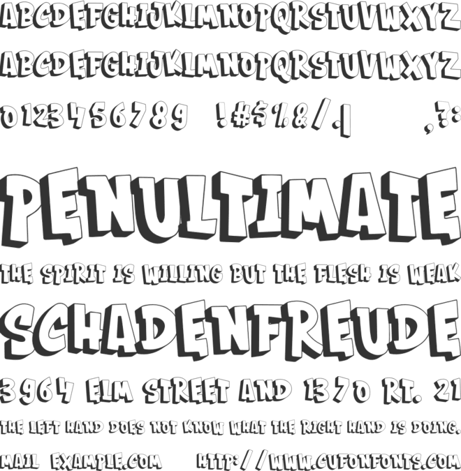 BOOMSTER font preview